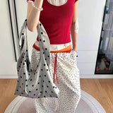 KYLETHOMASW  -  New Streetwear Fashion Dots Handbags Casual All Match Travel Underarm Bag Y2k Aesthetic trendy Women Simple Shoulder Bags