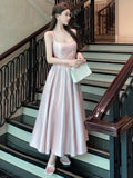 KYLETHOMASW  -  Wedding Party Evening Dresses Women Square Collar Sleeveless Square Collar Sweet Elegant Cocktail Banquet Bridesmaids