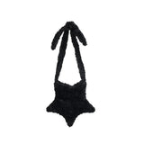 KYLETHOMASW  -  Star Shape Soft Plush Messenger Bag Candy Color Fashion Cross Body Bags Large Women's Shoulder Handbag