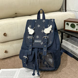 KYLETHOMASW  -  Satr Ita Bag Sweet Cool Mochila Student Mochilas Mujer Korean Style Backpack Daily Commute Bolsas Feminina Bags for Woman