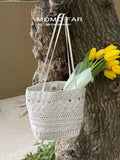 KYLETHOMASW  -  Woven Hobos Underarm Bag Hollowed Out Single Shoulder Tote Bucket Bags for Women