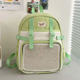 KYLETHOMASW  -  High Capacity Ita Mochila Students Backpack Sweet Cute Original Bag Daily Using Mochilas Mujer Commute All-match Bags for Woman