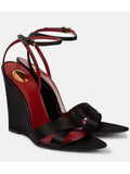 KYLETHOMASW  -  European and American Summer Wedge Toe High-heeled Sandals for Weddings, Banquets, Parties, Women's 34-44 Large Sandals
