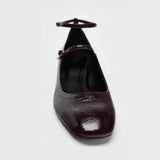 KYLETHOMASW  -  Retro Women Mary Jane Shoes Exquisite Soft Leather High Heels for Woman Elegant French Casual Shoes Designer Shoes Zapatos Mujer