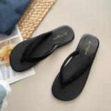 KYLETHOMASW  -  Summer Candy Color Women Slipper Fashion Slip On Ladies Casual Flip Flop Shoes Soft Flat Heel Outdoor Beach Slide New Woman