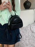 KYLETHOMASW  -  Soft pu leather women backpack small Casual Travel ladies backpack Fashion female School bag for girls bagpack mochila Daypack