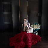 KYLETHOMASW  -  summer new and floor mesh skirt edge gauze decorative tutu skirt