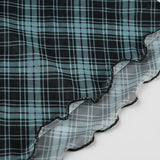 KYLETHOMASW  -  Ins Pure Desire Style Sexy Mesh Print Perspective Lace Lace T-shirt Spicy Girl Looks Thin Fake Two piece Mesh Short Top