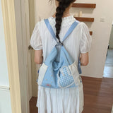 KYLETHOMASW  -  Pearl Transparent Rabbit Tote Bag Shoulder Bags Preppy Style Bolsas Feminina Multi-function Bolsa Bolsos mujer Sac Femme