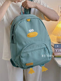 KYLETHOMASW  -  Sweet Cute Kawaii Duck Mochila Japanese Ins Bag Student Mochilas Mujer Teenage Girls Bolsas Zipper Bags for Woman Backpack