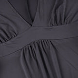 KYLETHOMASW  -  Women Casual Deep V Neck Blouse Loose Fit Long Sleeve Top Flowy Bell Sleeve Tunic Shirt Daily T-shirt Sexy Summer Outfit
