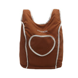 KYLETHOMASW  -  Korean Niche Lazy Style Backpack, Versatile, Casual, Lightweight, Multi-Purpose Backpack, Wide Shoulder Strap, Heart Student Cla