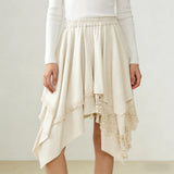 KYLETHOMASW  -  Young Women Maxi Skirt Vintage Summer High Waist A Line Victorian Long Skirt Steampunk Gothic Ruffled Hem Pleated Party Skirts