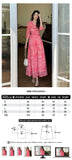 KYLETHOMASW  -  Women Clothes Chiffon Floral Print Outfits Elegant V-Neck Cropped Tops Shirt Blouse And A-Line Long Skirt Mujer 2 Pieces Set New