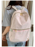 KYLETHOMASW  -  High-capacity Women Students Simple Backpack Preppy Y2k Aesthetic Casual Travel Backpacks All Match Fashion Kawaii Schoolbags