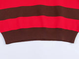 KYLETHOMASW  -  Hot Selling New Striped Knit Polo Shirt Spring V Neck Pullover Top Elegant Casual Style Daily Fashion Knitwear For Women