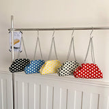 KYLETHOMASW  -  Women Polka Dot Soft Fabric Cloud Shoulder Bag Chain Crossbody Bags New Trend Casual Daily Fashion Handbags and Purses
