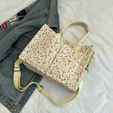 KYLETHOMASW  -  Women Stylish Crossbody Bag Large Capacity Polka Dot/Floral Chic Hobo Bag Adjustable Strap Multi-pockets for Party Vacation