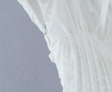 KYLETHOMASW  -  Sweet Women Ruched Chest Fish bow Waist Corset Style Dress Short Sleeve Cross Bandage Lacing up Back Bodycon Mini Party Robe