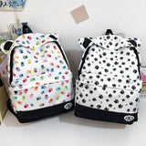 KYLETHOMASW  -  Cute Cat Paw Print Mochilas Mujer Travel Mochila Student  Bag Cute Teenage Girls Bolsas Young Backpack New Bags for Woman