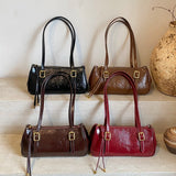 KYLETHOMASW  -  Winter Small PU Leather Square Handbags and Purses Women's Underarm Bag Trend Brand Solid Color Shoulder Bags