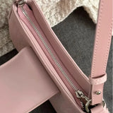 KIylethomasw New Fashion Shoulder Bag PU Bags for Women Sweet Cool Subculture Pink Crossbody Bag сумка Bolsas