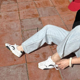 KYLETHOMASW  -  Women's Sports Shoes  Breathable Soft-Soled Forrest Gump Shoes  2025 New Genuine Leather Dad Shoes German Training Shoes