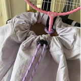 KYLETHOMASW  -  Cartoon Puppy Sport Racket Storage Backpack Lightweight Large Capacity Fitness Shoulder Bag Tennis Nylon Drawstring Fitness Bag