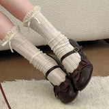 KYLETHOMASW  -  New Spring Thick Heel Women Mary Jane Shoes Fashion Butterfly-knot Buckle Strap Shoes Ladies Designer Luxury Dress Pumps