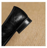 KYLETHOMASW  -  Mary Jane New Women Shoes Ballet Bow Square Toe Mid Heels Nude Shoes Fashion Casual Elegant Shallow Pumps