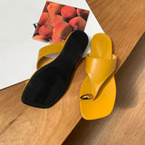 KYLETHOMASW  -  Luxury Summer Beach Female Slides Ladies Flats Slippers Shoes Fashion Metal Women Flats Slippers Shoes Sandals Flip flops