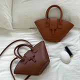 KYLETHOMASW  -  Luxury Designer Shoulder Bag Large Capacity Fashion Handbag Trapezoid Top Handle Bag Fan-Shaped Bucket Bag for Women