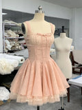 KYLETHOMASW  -  New French Sweet Style Elegant Summer Dress Women Y2k Lace Patchwork Design Puffy Dress Fashion Female Princess Party Dress 2025