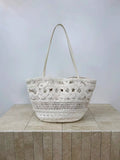 KYLETHOMASW  -  Woven Hobos Underarm Bag Hollowed Out Single Shoulder Tote Bucket Bags for Women