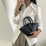 KYLETHOMASW  -  Luxury Designer Shoulder Bag Large Capacity Fashion Handbag Trapezoid Top Handle Bag Fan-Shaped Bucket Bag for Women