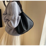 KYLETHOMASW  -  Business Tote Bag With Large Capacity For Commuting, Retro And High-End Texture Fashionable Versatile Shoulder Bag For Women