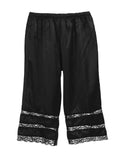 KYLETHOMASW  -  Women’s Pajama Pants, Patchwork  Lace Loose High Waist Sleepwear Bottoms, Elastic Waist Band Nightwear Trousers