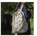 KYLETHOMASW  -  Large Capacity Bag Flower Print Mochila Outdoor Travel Mochilas Mujer Fashion Backpacks Backpack School Students Bolsas Feminina