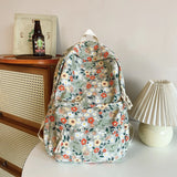 KYLETHOMASW  -  Large Capacity Bag Flower Print Mochila Outdoor Travel Mochilas Mujer Fashion Backpacks Backpack School Students Bolsas Feminina