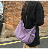 KYLETHOMASW  -  Japanese Vintage Denim Women's Handbags High-capacity Streetwear Casual Shoulder Bag All Match Y2k Aesthetic Ins Crossbody Bags