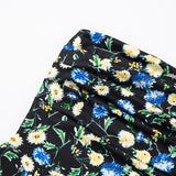 KYLETHOMASW  -  Black Backless High Waist Mini Dresses Summer Slim Elegant Party Clubwear Sexy Strapless Print Floral Bandage Women Dress