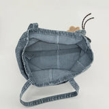 KYLETHOMASW  -  Denim Large Capacity Bag Shoulder Bags Casual Tote Spacious Durable Bolsos mujer Bolsa Comfortable Bolso New Fashion Bolsas