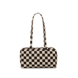 KYLETHOMASW  -  Nylon Bowler Bag, Regular Shoulder Bag, Top Handle Tote Bag with Key Leash, Simple Casual Commuter Work Bag, New Fashionable Han