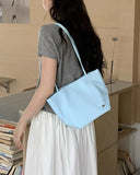 KYLETHOMASW  -  Nylon Bucket Bags Large Capacity Commuting One Shoulder Underarm Tote Bag for Women