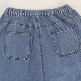 KYLETHOMASW  -  Cotton Vintage High Waist Jeans for Women Bohemian Loose Summer Baggy Jean Lady Casual Loose Blue Beach Denim Pants