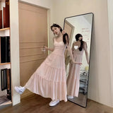KYLETHOMASW  -  Strap Dress For Women With a Gentle Summer Temperament, Beach Vacation A-Line Long Dress