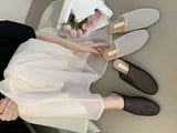 KYLETHOMASW  -  Female Shoes Rubber Slippers Fretwork Heels Slides Low Summer Clogs Woman 2025 Flat Soft Beach Fabric Rome Hoof Cotton Rubber Sl