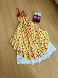 KYLETHOMASW  -  Beach Style Long Dresses Print Irregular Backless Sexy Vestidos Mujer Fashion Spring Summer Sweet Women Dress