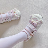 KYLETHOMASW  -  Fashion Mary Jane Women's Shoes Elegant Temperament Soft Sole Lace Lolita High Heels Beautiful Princess Shoes for Women Tacones