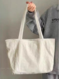 KYLETHOMASW  -  Korean Large Capacity Women's Single Shoulder Diagonal Canvas Bag Commuting Handbag Casual Bags